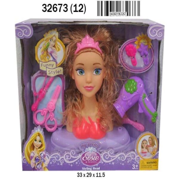 CAJA  BUSTO  PRINCESA ACCESORIOS