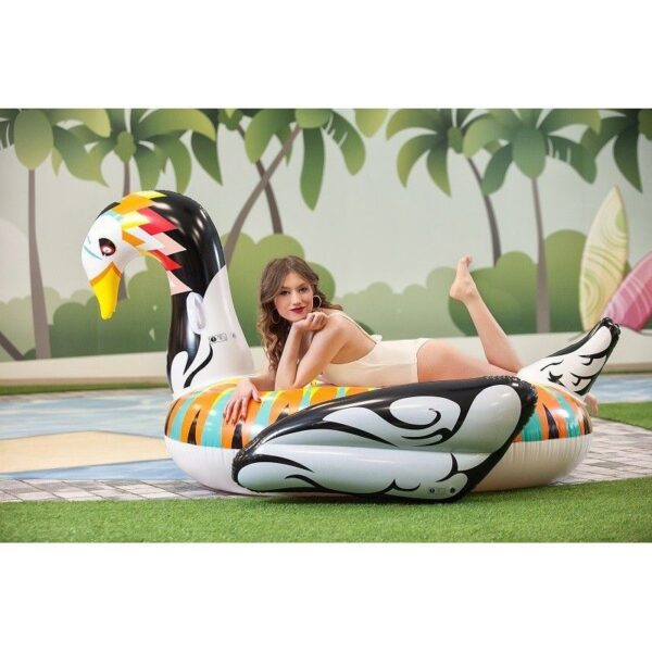 CISNE FLORES  GIGANTE  200CM