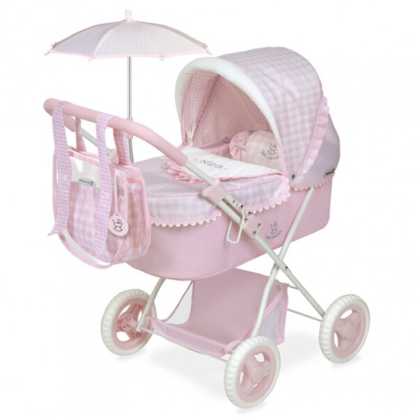 COCHE MUÑECA PLEGABLE NIZA CON SOMBRILLA 85046