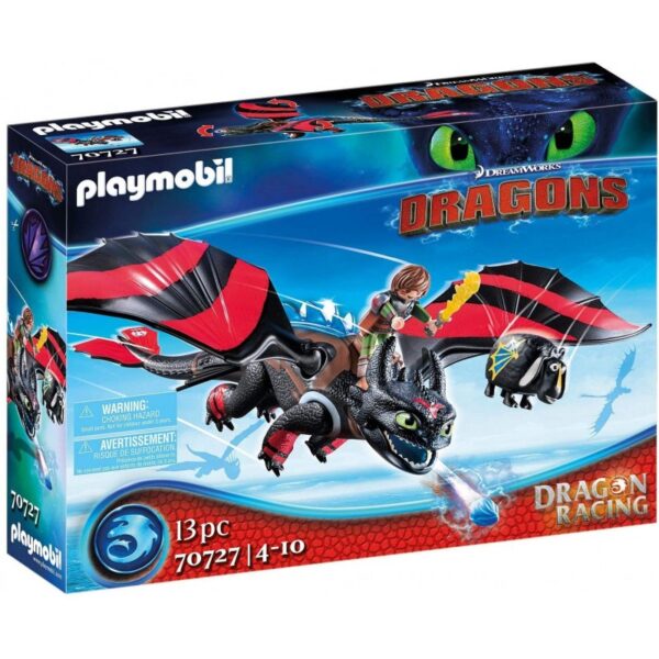 DRAGON RACING: HIPO Y DESDENTAO PLAYMOBIL