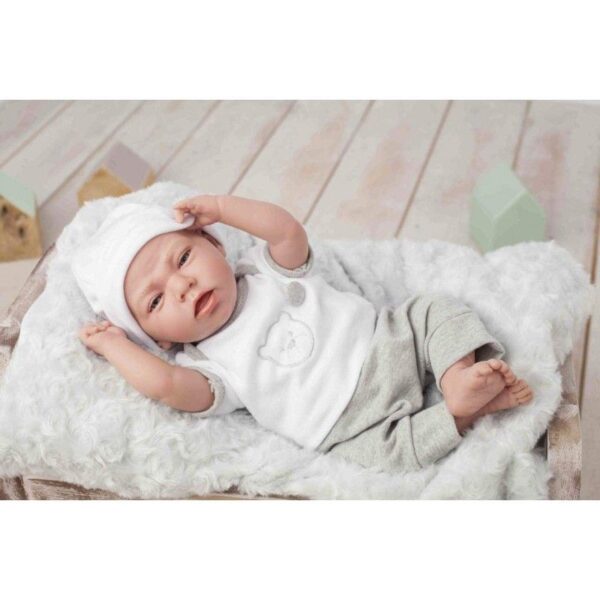 ELEGANCE 40CM DAFNE GRIS CON COJIN