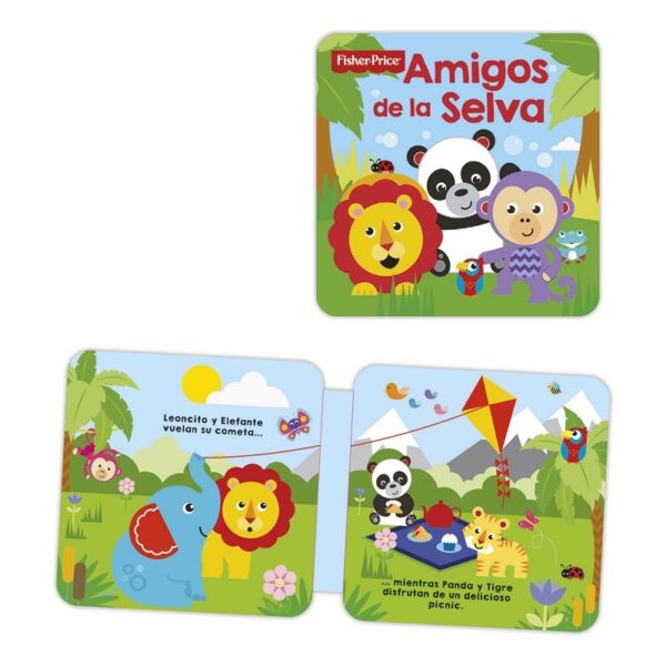 LIBRO BAÑO AMIGOS DE LA SELVA FISHER PRICE