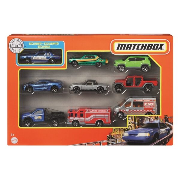 MATCHBOX PACK DE 9 VEHICULOS