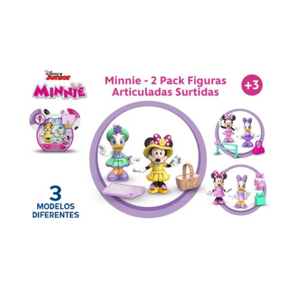 MINNIE 2 PACK FIGURAS ARTICULADAS SURTIDAS