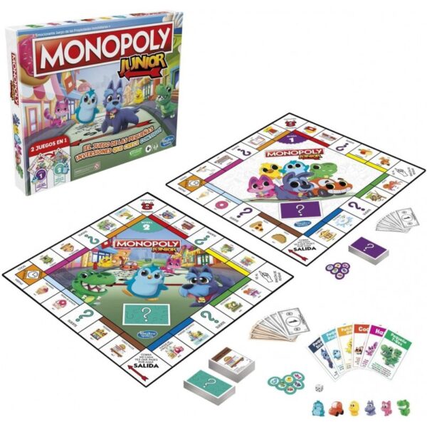 MONOPOLY JUNIOR 2 GAMES IN 1