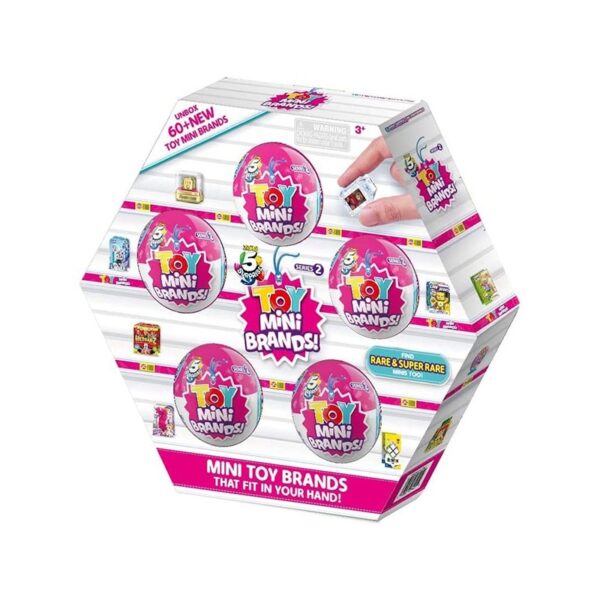 PACK 5 BOLAS TOY MINI BRANDS