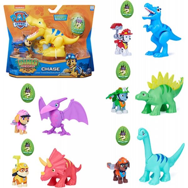 PAW PATROL DINO FIGURAS DINOPUP