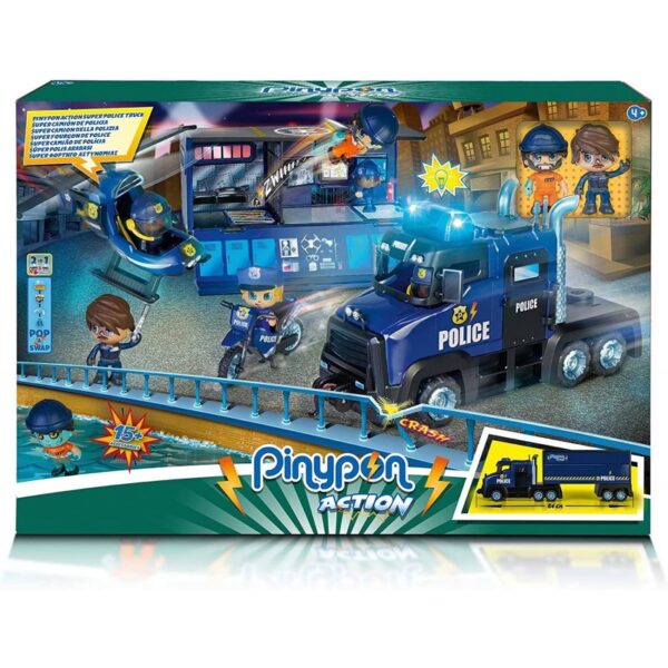 PINYPON ACTION SUPER CAMION DE POLICIA