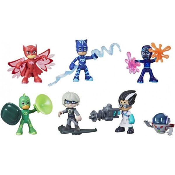 PJ MASKS DELUXE PACK 6 HEROES Y VILLANOS