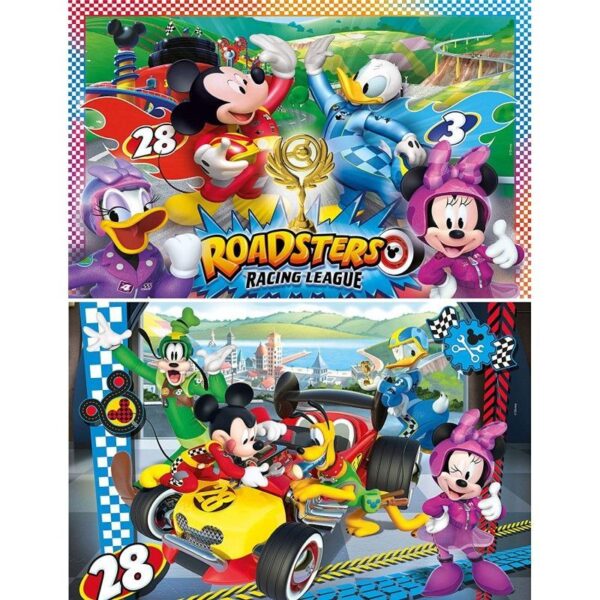 PUZZLE 2X20 MICKEY ROADSTER RACERS