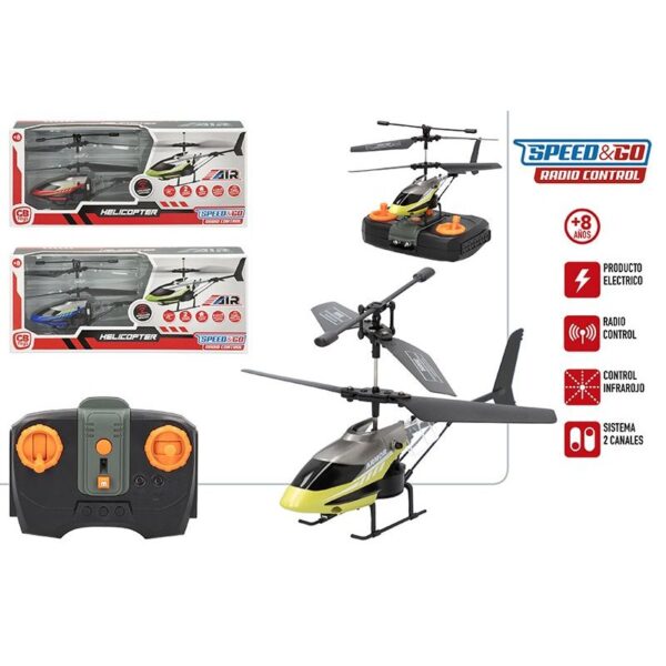 SPEED & GO-HELICOPTERO CONTROL IR BAT REC