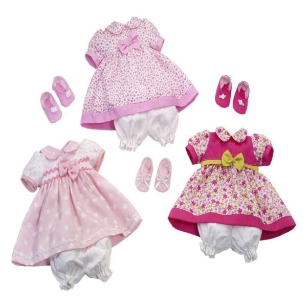 TRAJES  NIÑA  40  CM  BOLSA