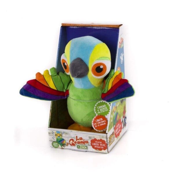 peluche interactivo lorito pepe