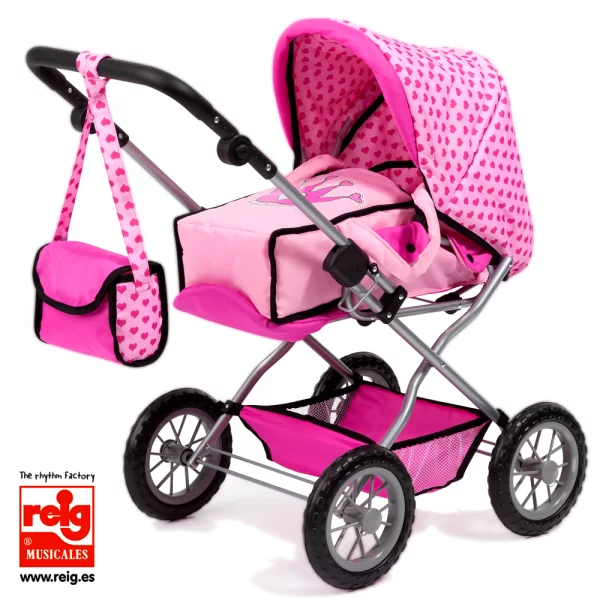 COCHE MUÑECAS  Combi Grande BAYERN DESIGN COCHECITO CARRITO 15098AA