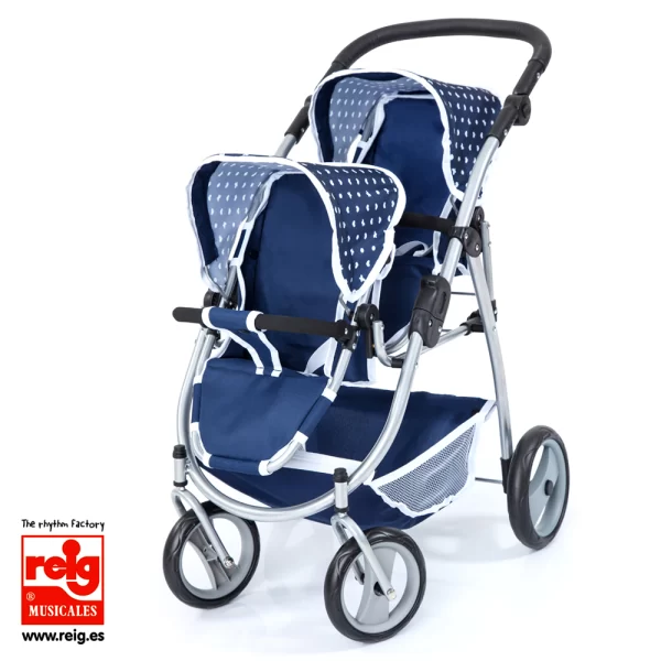 SILLA GEMELOS -Twin Tandem (BLUE) BAYERN DESIGN 26551