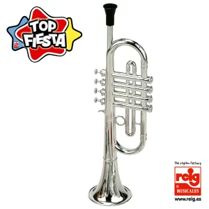 TROMPETA 4 PISTONES METALIZADA EN BOLSA