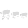 Cuna regulable DUERME CONMIGO - para muñecas de hasta 48 cm. - Imagen 7