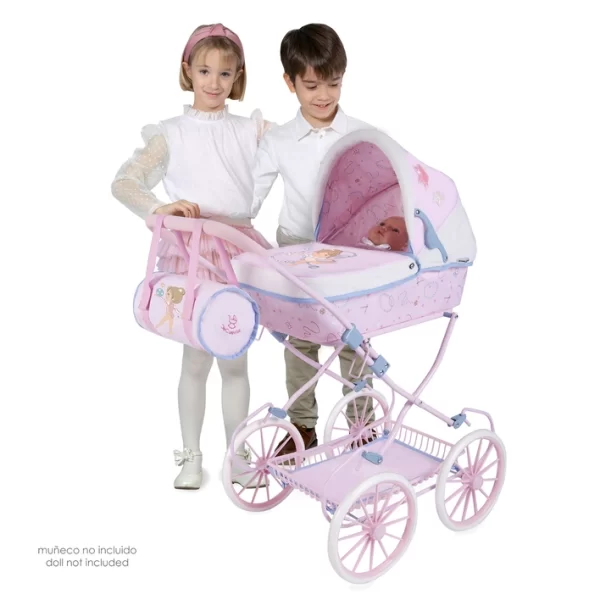 Coche de muñeca plegable para muñecas de hasta 48 cm. - Imagen 2