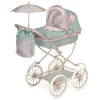 Coche de muñeca plegable con sombrilla - para muñecas de hasta 48 cm.