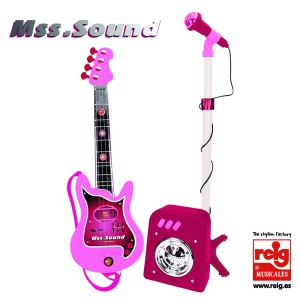 CONJUNTO «FLASH» MICRO+BAFLE+GUITAR, NIÑA