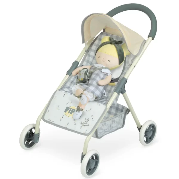 2x1!!  Silla de muñeca con muñeca de cuerpo blando, apta para muñecas de hasta 50 cm. - Imagen 2