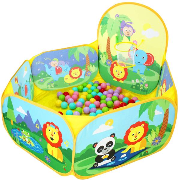 Ball pool fence(built-in 25pcs ocean ball)Color Box