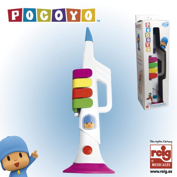 TROMPETA 4 NOTAS EN ESTUCHE  POCOYO