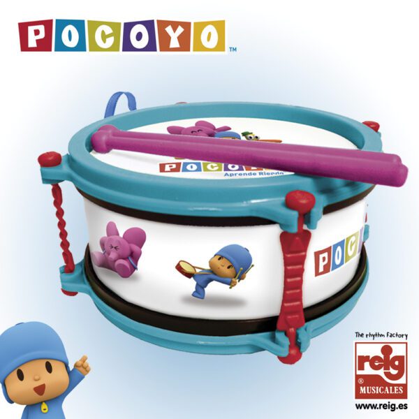 TAMBOR  EN ESTUCHE  POCOYO