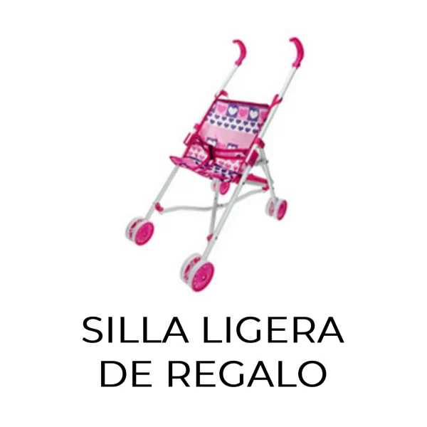 COCHE MUÑECAS  Classic Deluxe (Silla ligera de regalo) - Imagen 3