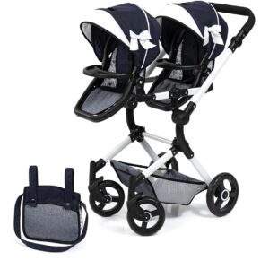 Bayer Design 26281AA Cochecito de muñeca gemelas(+REGALO GRATIS)