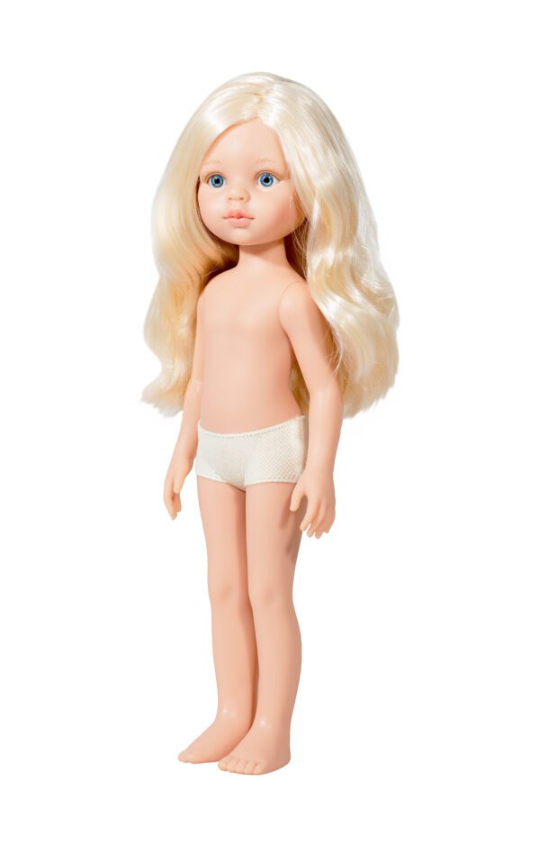 MUÑECA CLAUDIA, AMIGAS 32 CM SIN ROPA, PAOLA REINA