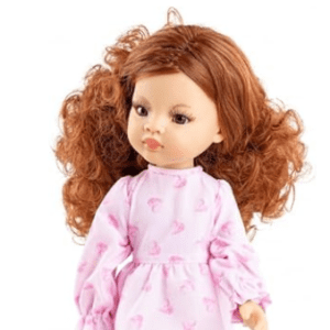 Paola Reina Muñeca Amigas Celia con rizos Rojos 32 cm