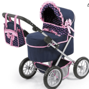Claudio Reig – Cochecito Muñecas Bebé-Paseo Trendy, Azul, REA13052